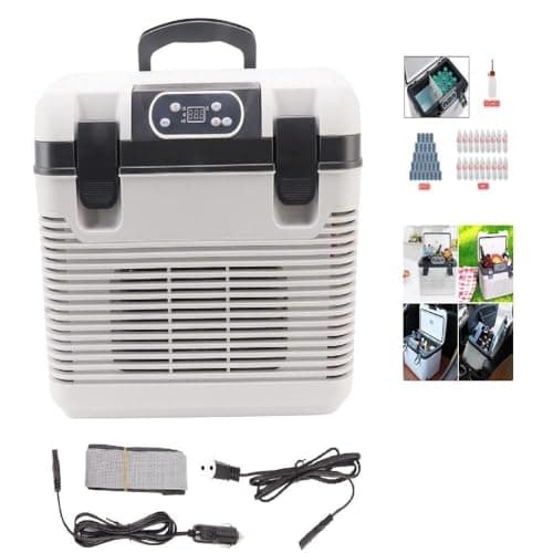 Refrigerador Portátil 19 Litros Multiuso – Mini Cooler Frigobar 12V/220V para Viagem, Camping, Casa e Carro
