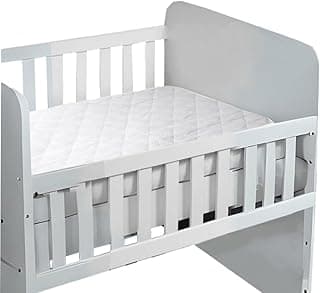 Protetor colchão mini berço branco antiácaro e antixixi, impermeável 100% algodão elástico