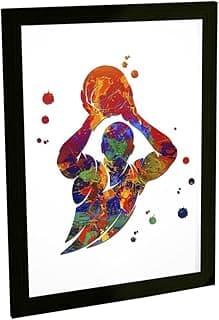 Quadro decorativo A4 basquete arremesso esportes poster cores vibrantes