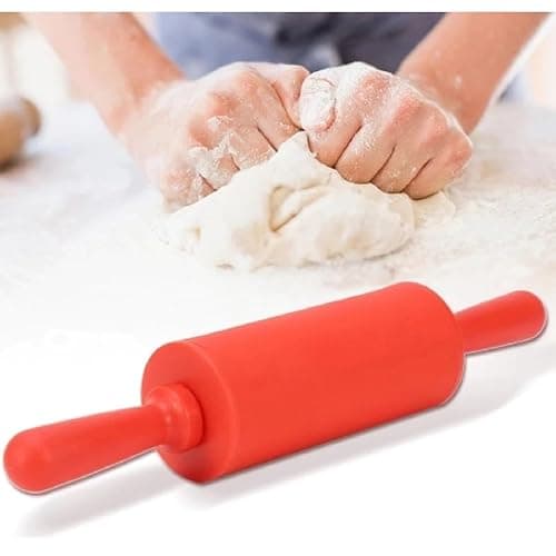 Rolo Abridor de Massa Pizza 31 cm Em Silicone Antiaderente