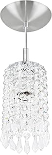 Lustre Pendente Redondo Clearcrillic Cristal Acrílico Perfeito