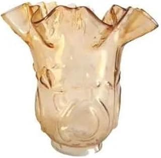 Tulipa de Vidro Rei Âmbar Lustre e Luminárias para Ambientes