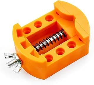 Drivstraw Ferramenta de abertura de caixa traseira de relógio ajustável com suporte espiral, removedor de fecho de pressão e suporte de fixação para manutenção de reparo de relógio, cinza (C)