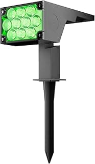 Luminária solar de jardim com LED verde, luz de jardim externa, Oversun