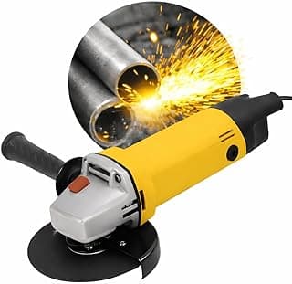 Esmerilhadeira angular profissional 110V 800W 115mm para corte e desbaste de metal, concreto e madeira