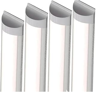 Kit 4 Luminárias LED Linear 40W 120cm Branco Frio 6000K IP20
