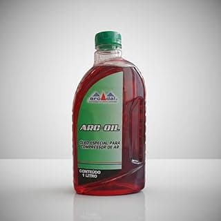 Óleo especial para compressor de ar ARC-OIL, 1 litro, frasco vermelho