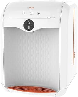 Bebedouro e Purificador de Água Spirit Eletrônico Branco e Laranja