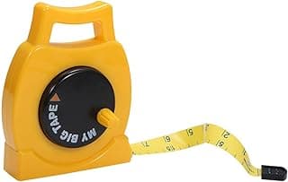 Generic Fita métrica infantil de brinquedo para construção, ferramenta de medição retrátil educativa para atividades escolares, meninos e meninas a partir de