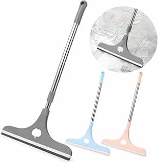 RODO MAGICO VASSOURA SILICONE CABO INOX EXTENSOR 82CM LIMPA VIDROS BOX JANELA PISO CHAO MULTIUSO GRANDE COZINHA BANHEIRO