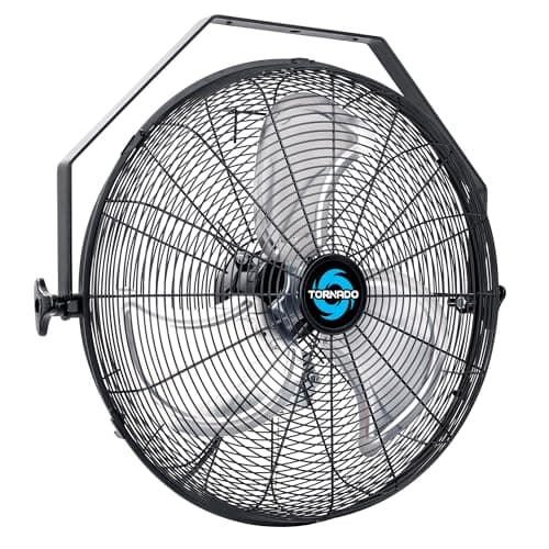 Ventilador industrial Tornado de 45 cm, 3 velocidades, preto, para uso industrial e comercial