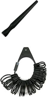 Parreira Folheados Medidor cônico de Anel + Aneleira