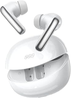Fone de Ouvido QCY Melobuds N60 Branco em Ângulo Frontal
