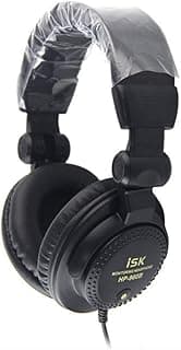 Fone de ouvido profissional preto ISK NP-960B estúdio dinâmico estéreo
