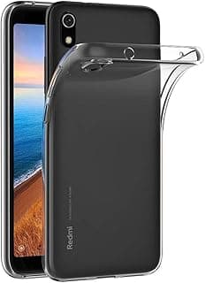 Capa transparente de TPU para Xiaomi Mi Redmi 7A com logotipo Redmi
