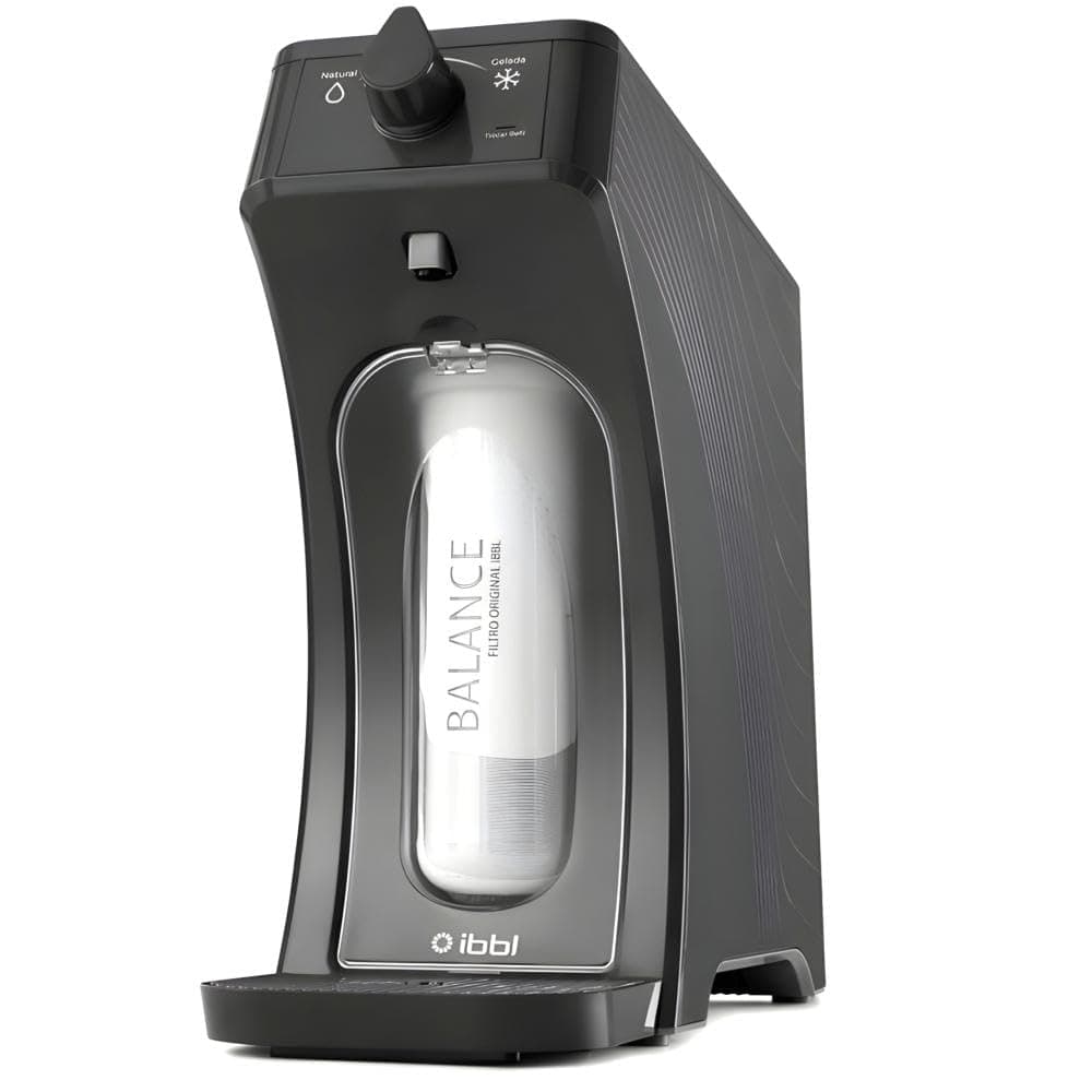 Purificador de Água Refrigerado IBBL New E-Due Equilibrium Full Range 7 Etapas de Purificação Grafite sem Uso de Energia Elétrica