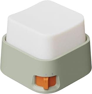 Luminária de mesa em formato de tecla verde Baoblaze, ideal para cabeceira ou mesa de trabalho