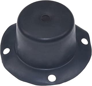 Copo de diafragma de válvula de admissão preto para compressor de ar