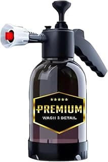 Pulverizador manual Premium 2L para lavagem automotiva, com gatilho e alça ergonômica, preto