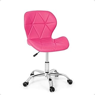 Cadeira Office Eiffel Slim Base Giratória (Rosa)