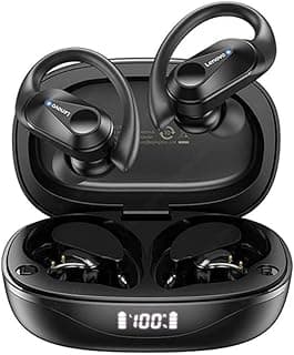 Lenovo LP75 fone de ouvido sem fio dentro do estojo de carregamento com bateria carregada