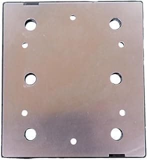 Placa de suporte de almofada de lixamento quadrada 100 x 110 mm em alumínio