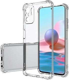 Capa transparente anti-choque para Xiaomi Redmi Note 10 e Note 10s.