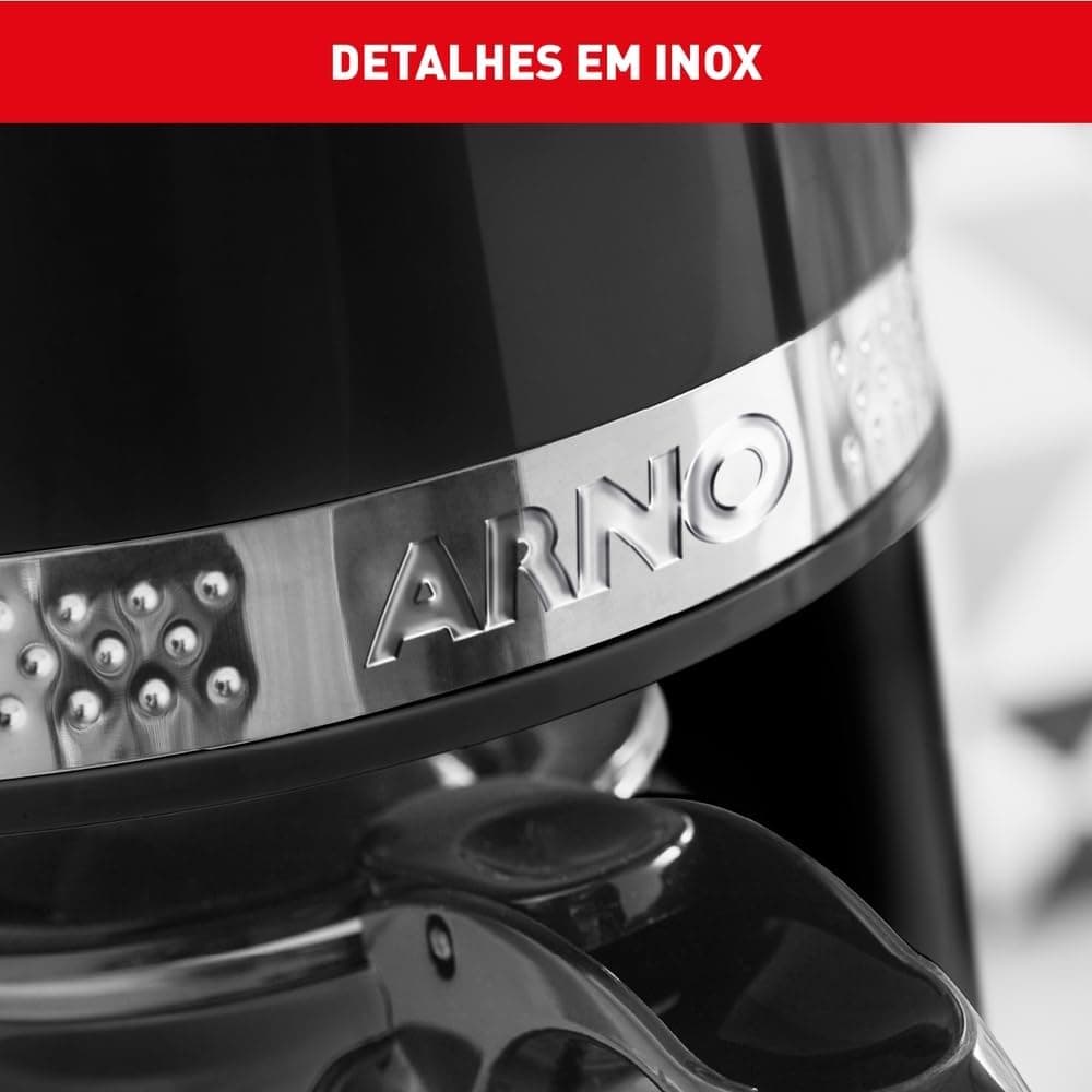 Cafeteira Elétrica Arno Soleil Preta 125L SPFC 220V