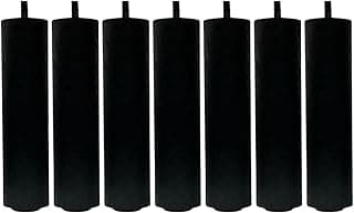 Kit 8 Pés de Madeira 15cm para Cama Box, Baú e Sofás - Pézinho Fixo Universal Alta Resistência