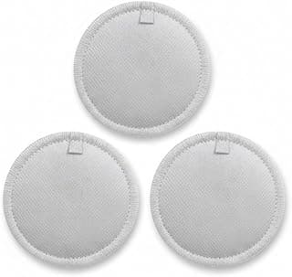 Três filtros circulares brancos para aspirador Mondial Turbo Cycle AP 35 AP 36