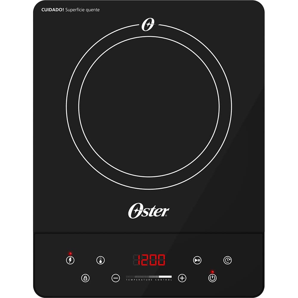 Cooktop de Indução 1 Boca Oster Touch Screen Portátil - 220V