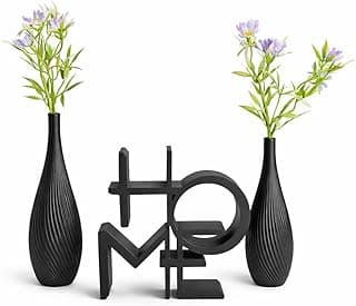 Kit Decoração Minimalista com Vasos e Plantas Artificiais