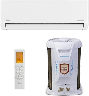 Ar condicionado split Hi Wall Midea AI Airvolution Inverter 12.000 Btus Frio 220V R-32 com controle remoto