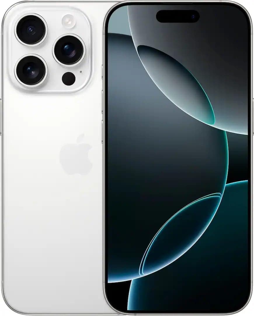 Apple iPhone 16 Pro, 512GB, White Titanium - Unlocked (Renewed) | 512GB