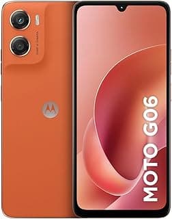 Smartphone Motorola Moto G06 Câmera 50MP IA 128GB Laranja