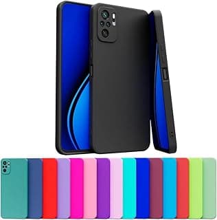 Capa de celular preta para Xiaomi REDMI NOTE 10 4G / NOTE 10S com proteção de câmera