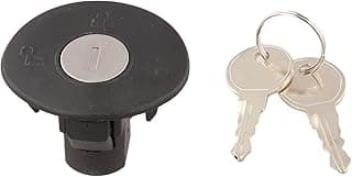FABULETTA Tampa de tanque de combustível com chave, tampa de gás de substituição direta para Ford Escape Explorer F150 Fiesta Focus Fusion