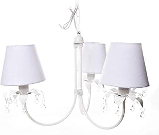 Potinho de Mel Lustre Com 3 Lâmpadas Primavera Quarto Bebê Infantil Menina Menino Branco