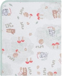 Papi Textil Cobertor Papi Estampado 1.10m x 90cm, Floresta