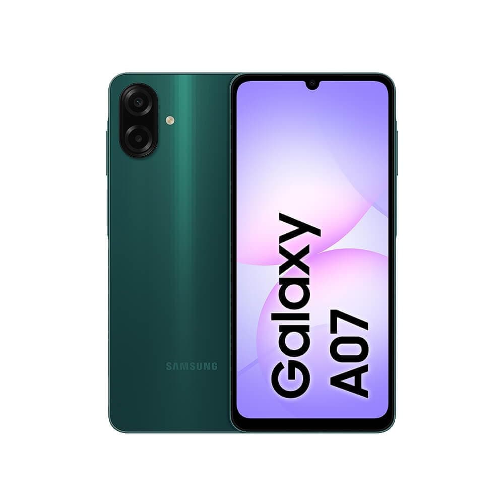 Smartphone Samsung Galaxy A07 128GB 4GB RAM Câmera 50MP Tela 6.7" Verde Android