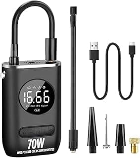 Calibrador portátil digital com lanterna LED, cabo USB e conectores