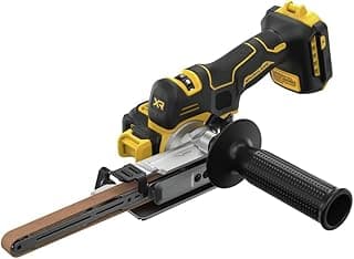 Lixadeira de correia elétrica DEWALT 20V MAX XR Cordless Bandfile, ferramenta simples (DCM200B) Q