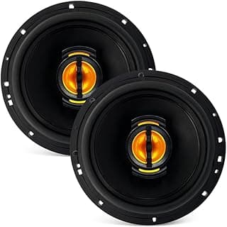 Kit de Alto-falantes Automotivos JB6 Flex 6 Preto com Detalhes Amarelos - 2LS055060