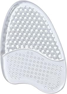 Almofada transparente antiderrapante para meio do pé, para alívio de dor e fadiga