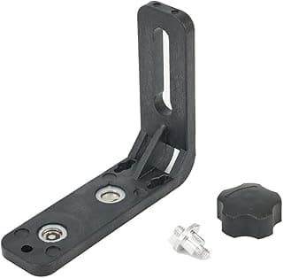 Suporte de nível em forma de L preto com forte adsorção de ímã para montagem de parede