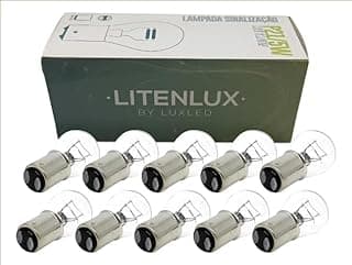 Kit 10 Lampadas Sinalização Caminhão 1 Polo P21w 24v