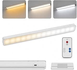 Luminária de mesa LED recarregável USB com três modos de iluminação e controle remoto