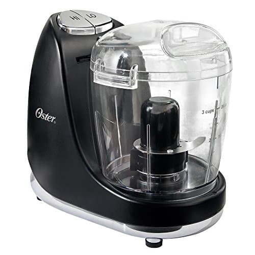 Processador de alimentos Oster Mini Chromer, 220V, preto, 125W, 3320