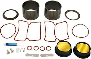 Kit de reparo de compressor de ar silencioso de óleo 20 peças com anéis e juntas
