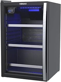 Cervejeira Venax Blue Light 100 Preto Fosco Porta Invertida (220V)